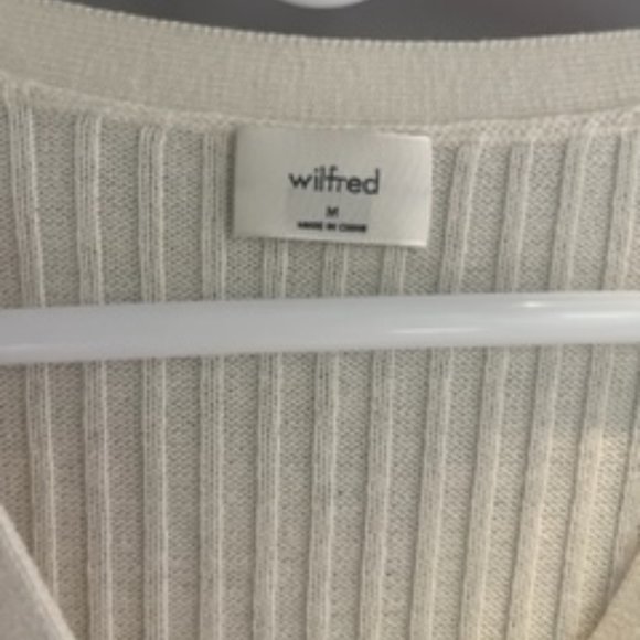 Aritzia Wilfred Cardigan in Cream - Picture 2 of 2